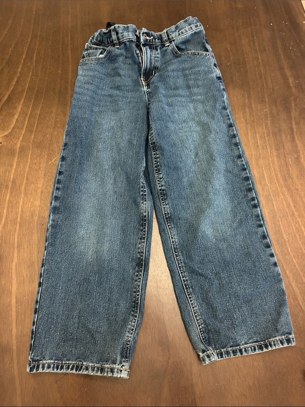 Ardene Kids Straight-Leg Blue Denim Jeans